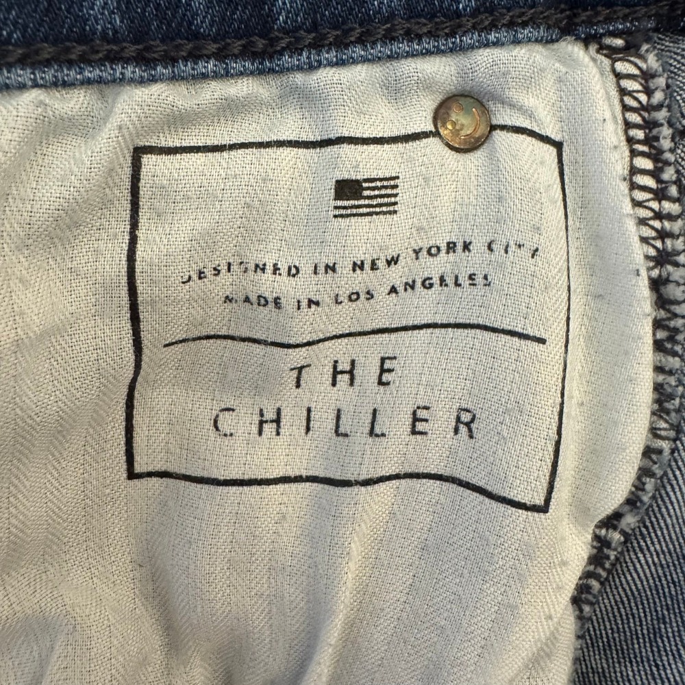 AYR The Chiller Skinny Jeans Womens 31x26 Dark Wash Blue High Rise Made in USA - Picture 5 of 6
